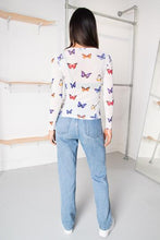 Load image into Gallery viewer, MESH TOP IN BUTTERFLY PRINT