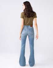 Load image into Gallery viewer, JANET - HIGH RISE FLARE LEG DENIM JEANS