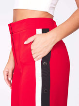 Load image into Gallery viewer, HIGH WAISTED RELAXED SIDE SNAP TROUSER