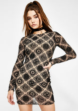 Load image into Gallery viewer, WYANNA CELESTIAL PRINT DRESS