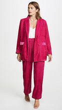 Load image into Gallery viewer, PINK HIGH WAISTED VELVET TROUSER
