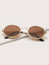 Load image into Gallery viewer, BROWN JEWELED SUNNIES
