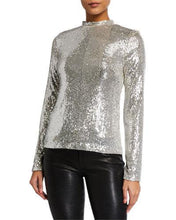 Load image into Gallery viewer, SEQUIN LONG SLEEVE TOP
