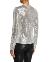Load image into Gallery viewer, SEQUIN LONG SLEEVE TOP
