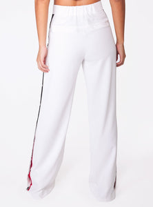 HIGH WAISTED RELAXED SIDE SNAP TROUSER